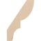 Ekena Millwork 3-inch W x 8-inch D x 12-inch H Ridgewood Rough Cedar Woodgrain TimberThane Knee Brace, Primed BRCUR03X08X12RIDRCPR - alternate 2
